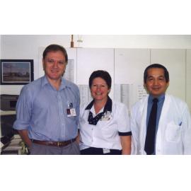 Dr John Dyer, Bronwyn Venzke, Joe Kann, 1990s