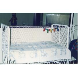 Quilt on Cot, 1990