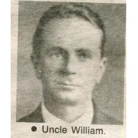 Portrait of Fred Weir aka Uncle William from QT Sunshine League,