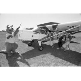 Promotional photos for Ipswich & West Moreton Building Society, Ipswich, August 1987