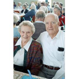 Heather and Keith Turner at the annual Australia Day lunch held by the Uniting Church Ladies Auxillary, Ipswich, June 2003