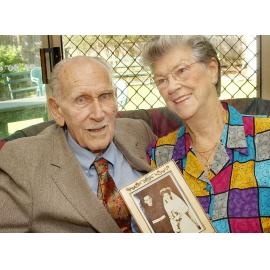 Unidentified couple on their wedding anniversary, Ipswich, June 2003