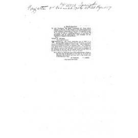 City of Ipswich Proclamation, 1 December 1904