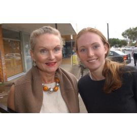 Mary-Louise and Charlotte Churchill shopping, Corinda, February 2003