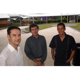 Phil Cutcliffe, David Morrison and Malcolm Covele, Springfield, February 2003