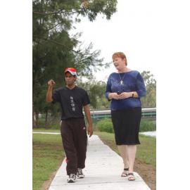 Unidentified man and woman, Swanbank, February 2003