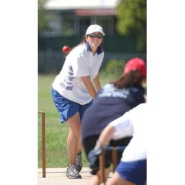 Wildcats Tanya Whyatt playing vigoro, Ipswich, February 2003