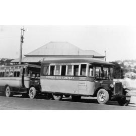 Pioneer Bus at  Ipswich, 1930s
