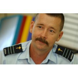Unidentified member of the Royal Australian Air Force, Ipswich, March 2003