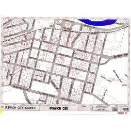 Ipswich CBD map 