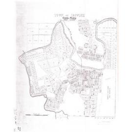 Town of Ipswich, county of Stanley, Shewing electorate 1862