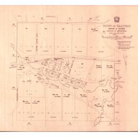 Town of Calvert Parish of Alfred, County of Churchill map