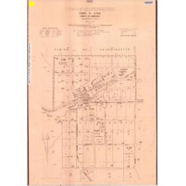 Town of Grandchester : parish of Alfred : county of Churchill map