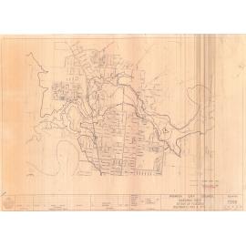 Bundamba Creek extent of flooding December 12 1992 & 1974 