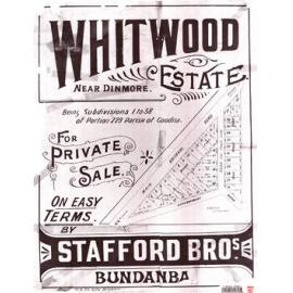 Whitwood Estate map, Dinmore
