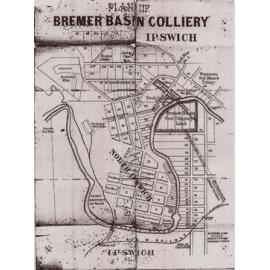 Plan of Bremer Basin Colliery Ipswich map