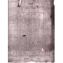 Plan of subdivisions 1 to 18, of allotments 5 to 11 of section 97, town of Ipswich map