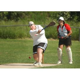 Tangaloomas Vs City Slickers 2nd Division - Simone Harding in a vigoro match, Ipswich, March 2003