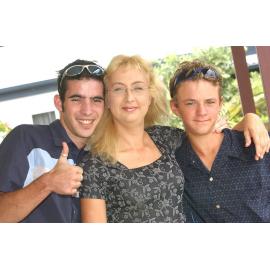 Dan Spinks, Jacqie VanDamme and Mark Holland, Ipswich, March 2003