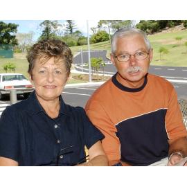 Lurelle and Peter Rogers from Strathpine at the new visitor information centre, Ipswich, March 2003