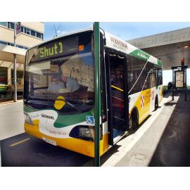 Shuttle bus, Ipswich, April 2003