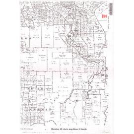 Moreton 40 chain map, sheet 2 and sheet 3 south