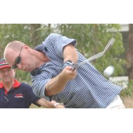 Langer golfing at Brookwater, Ipswich, April 2003