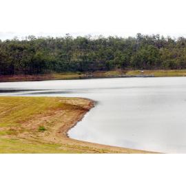 Wivenhoe dam water level, Lake Wivenhoe, April 2003