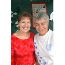 Linda McDowell and Dot Kingma from the Animal Welfare League of Queensland, Ipswich, April 2003
