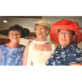 Jan Wilton, Veronica Ramsay and Lyn Jaenke enjoying the Melbourne Cup, Ipswich, November 2003