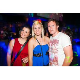 Cassie Nykvist, Demi Stephan and Jamie Baker at Cocktails Nightclub, Ipswich, January 2013