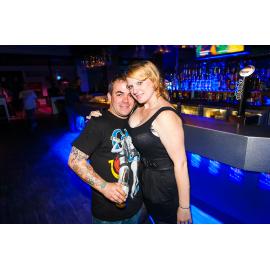 Ricky Butt and Ashlee Shed at Cocktails Nightclub, Ipswich, January 2013