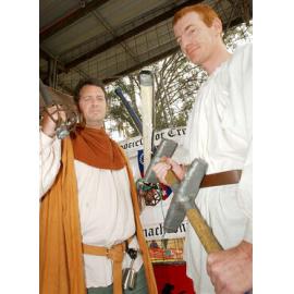 Neil Waldron and Andrew Turner at the Ipswich show, Ipswich, May 2003