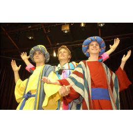 John Monarski, Ben French and Brad Case performing, Ipswich, May 2003