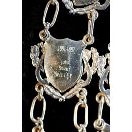 Shield for 15th Mayor of Ipswich John Willey, close-up of the Ipswich Mayoral Chains of Office, in use since 2010 