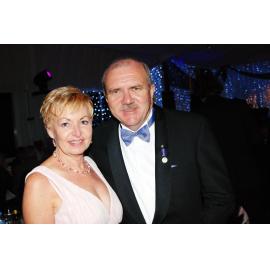Pauline and Paul Casos at the Chamber of Commerce and Industry annual awards dinner at Woodlands of Marburg, March 2010