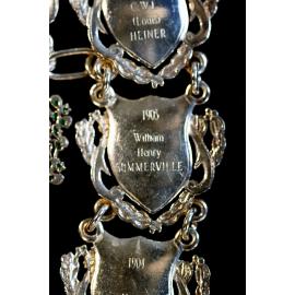 Shield for 25th Mayor of Ipswich William Henry Summerville, close-up of the Ipswich Mayoral Chains of Office, in use since 2010 