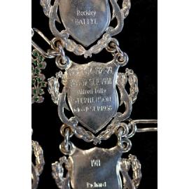 Shield for 33rd Mayor of Ipswich Alfred Tully Stephenson, close-up of the Ipswich Mayoral Chains of Office, in use since 2010 