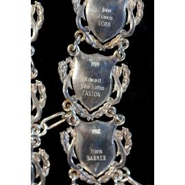 Shield for 39th Mayor of Ipswich Edward John Loftus Easton, close-up of the Ipswich Mayoral Chains of Office, in use since 2010 