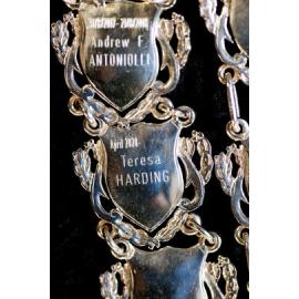 Shield for 51st Mayor of Ipswich Teresa Harding, close-up of the Ipswich Mayoral Chains of Office, in use since 2010 