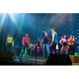 Performers on stage at The Mayor's Command Performance, part of Heart and Soul: Celebrating 40 years of the Ipswich Civic Centre, July 2015