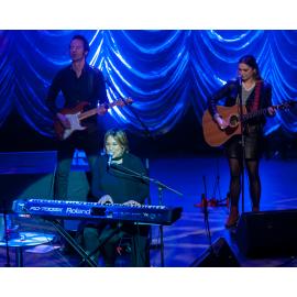 Kate Ceberano and band at The Mayor's Command Performance, part of Heart and Soul: Celebrating 40 years of the Ipswich Civic Centre, July 2015