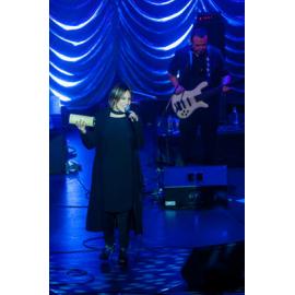 Kate Ceberano and band at The Mayor's Command Performance, part of Heart and Soul: Celebrating 40 years of the Ipswich Civic Centre, July 2015