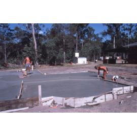 House under construction in the former Moreton Shire Council area, c.1987