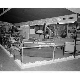 Cribb & Foote furniture display, Ipswich Show, Ipswich, 1960