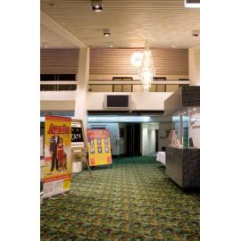 Ipswich Civic Centre foyer, promoting upcoming shows, Ipswich, 2007