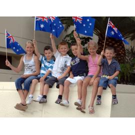 Children attending the Ipswich City Council Citizenship Awards, Ipswich Civic Centre, Ipswich, 2007