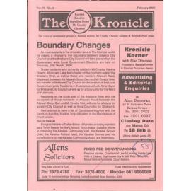 The Kronicle, Vol. 15 No. 2, February 2000