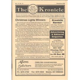 The Kronicle, Vol. 15 No. 12, December 2000
