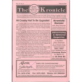 The Kronicle, Vol. 16 No. 2, February 2001
